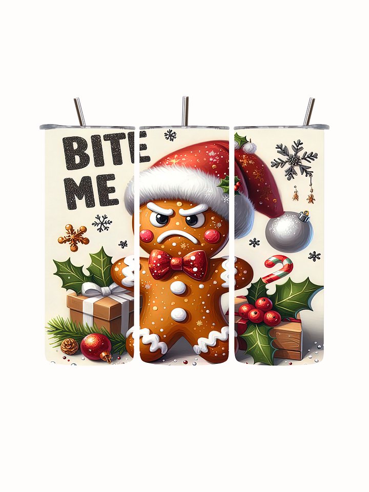 Funny Gingerbread Man Tumbler – 