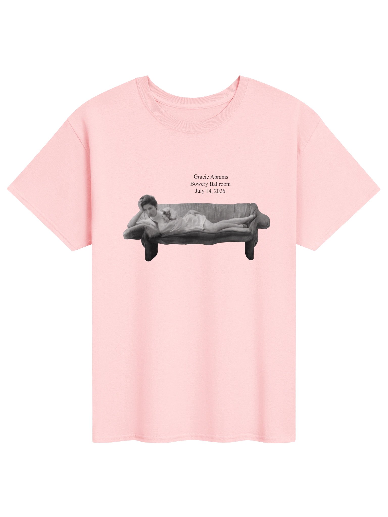 Gracie Abrams Bowery Ballroom July 14, 2026 Merch T-Shirt product image (1)