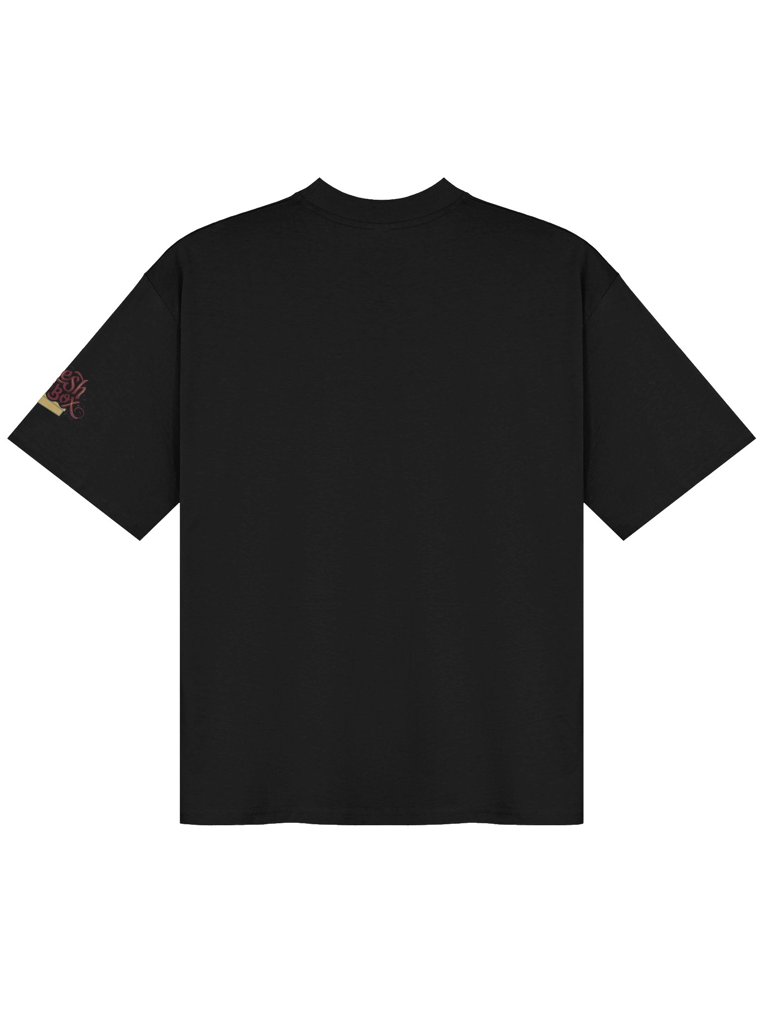 Bold Black-and-White Portrait Oversized Tee product image (6)