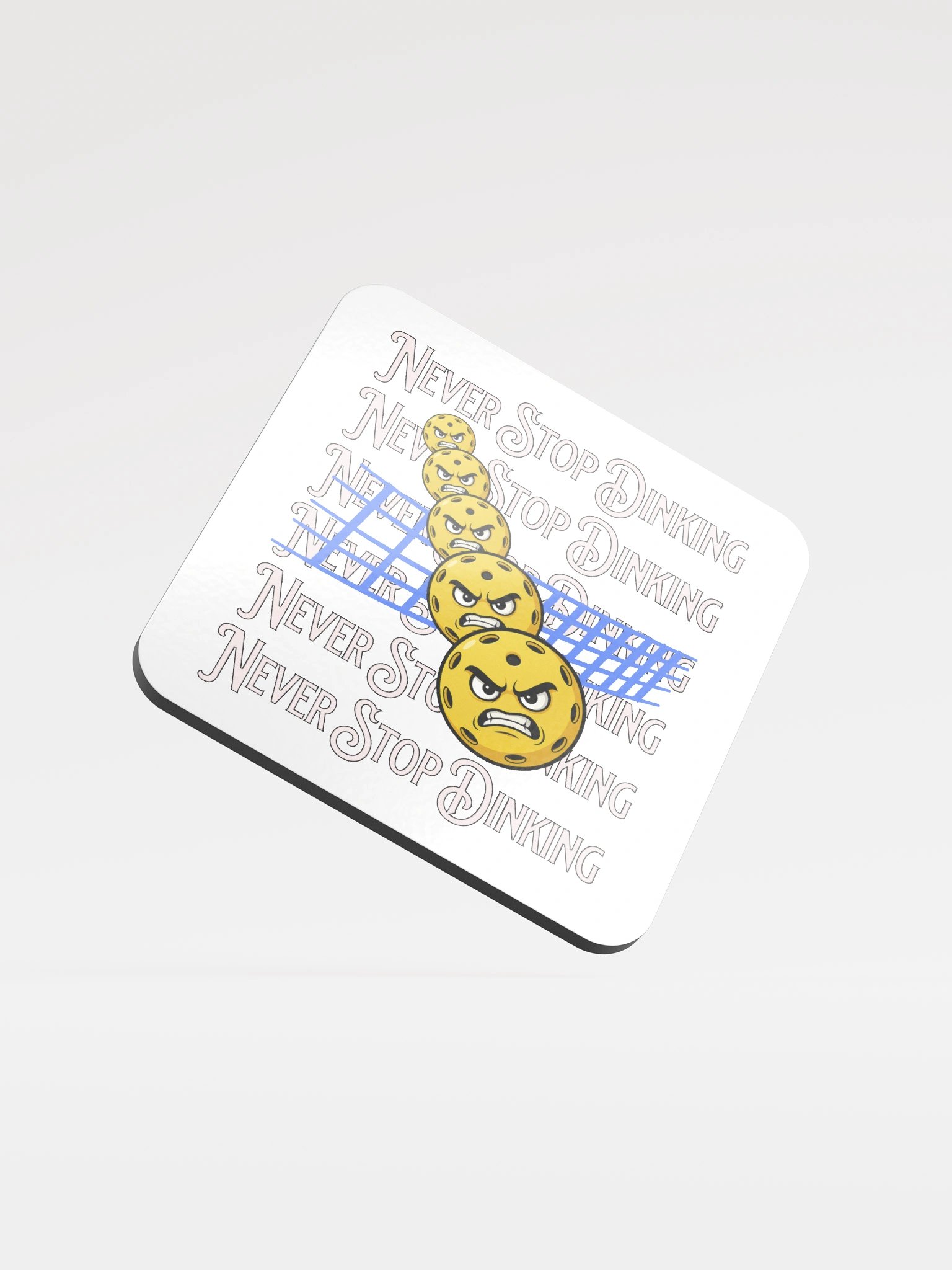 Never Stop Dinking Pickleball Dynamic Coaster Set product image (2)