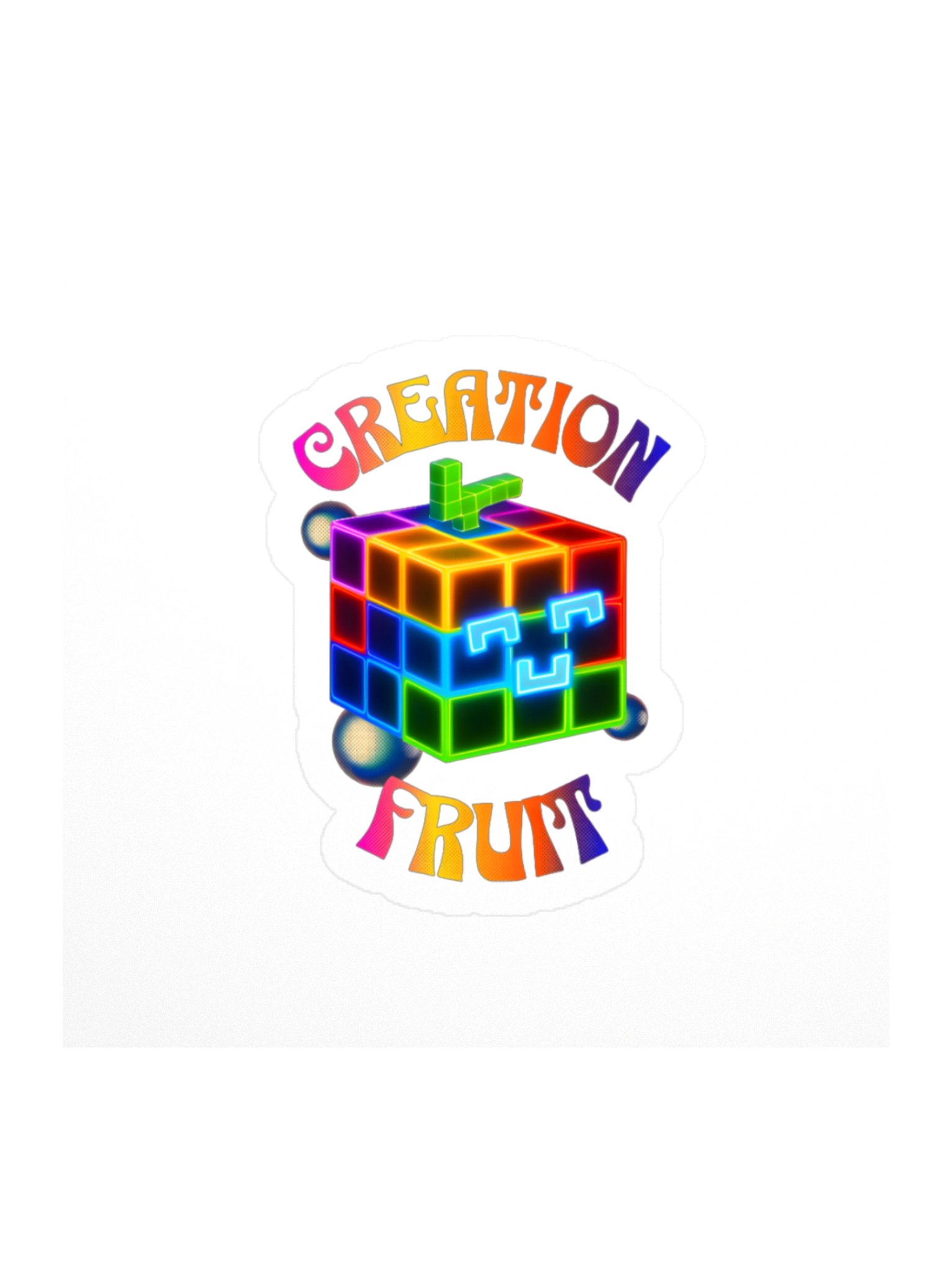Creation Fruit Sticker 3x3" Blox Fruits Gamer Gift For Kids product image (1)