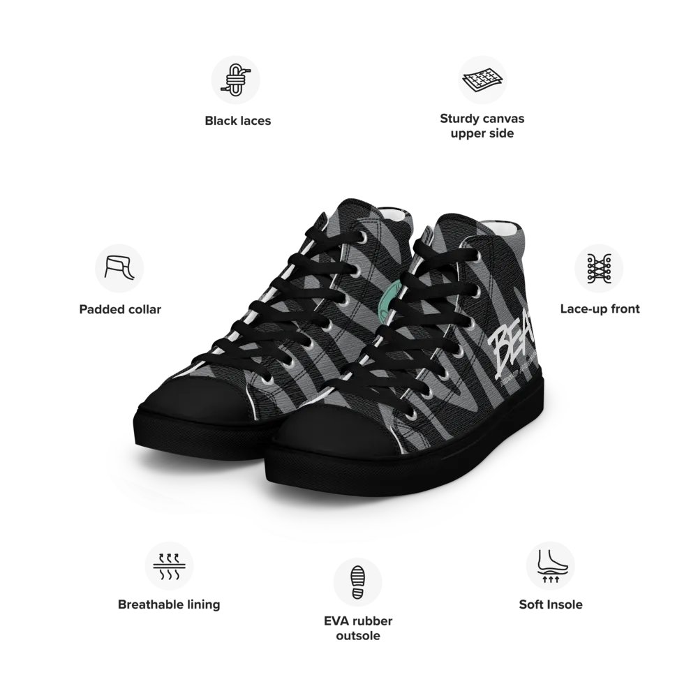 Beat High Top Canvas Shoes product image (5)