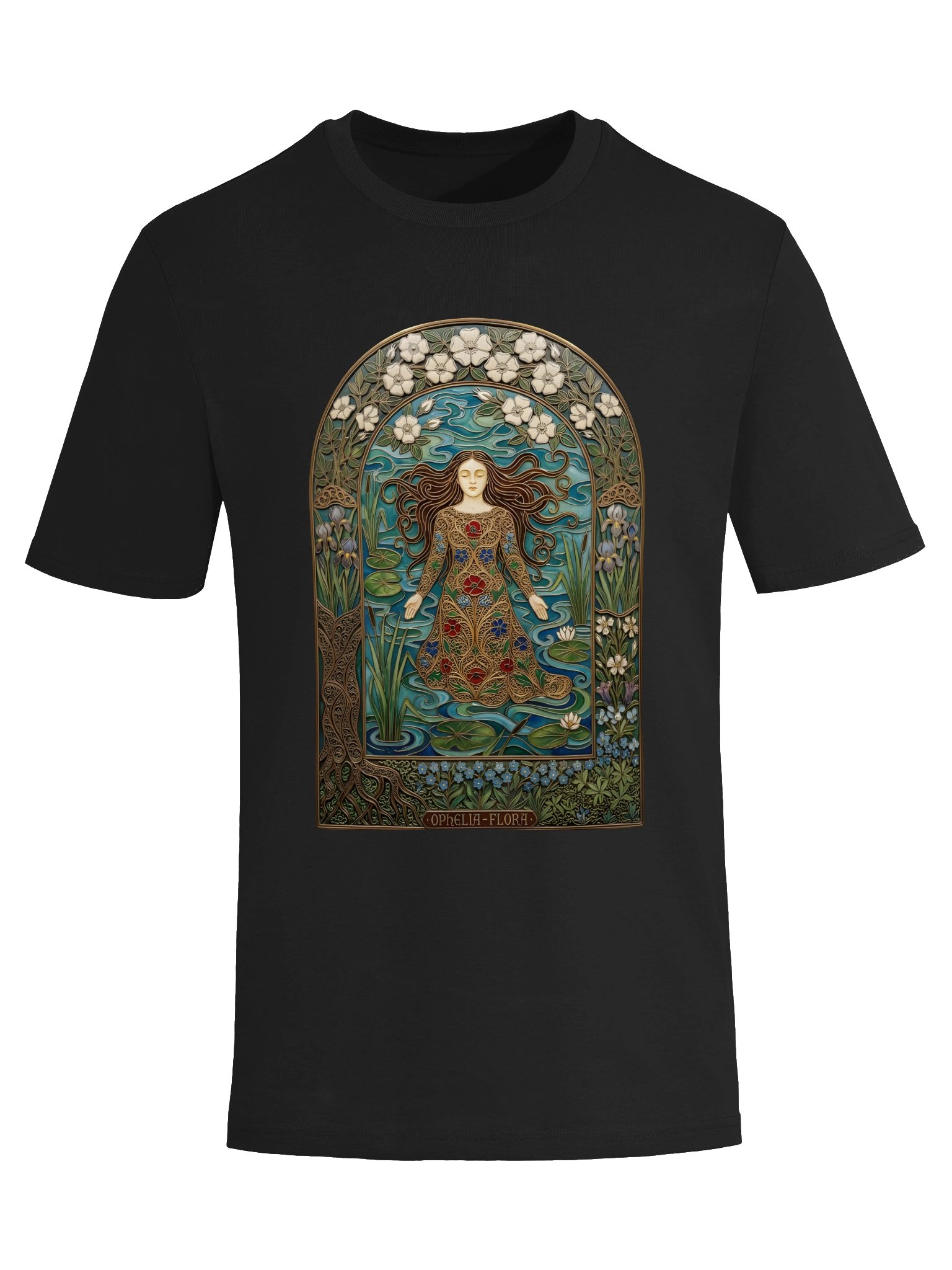 Ofelia Floral Vintage – Diseño para Camiseta product image (5)