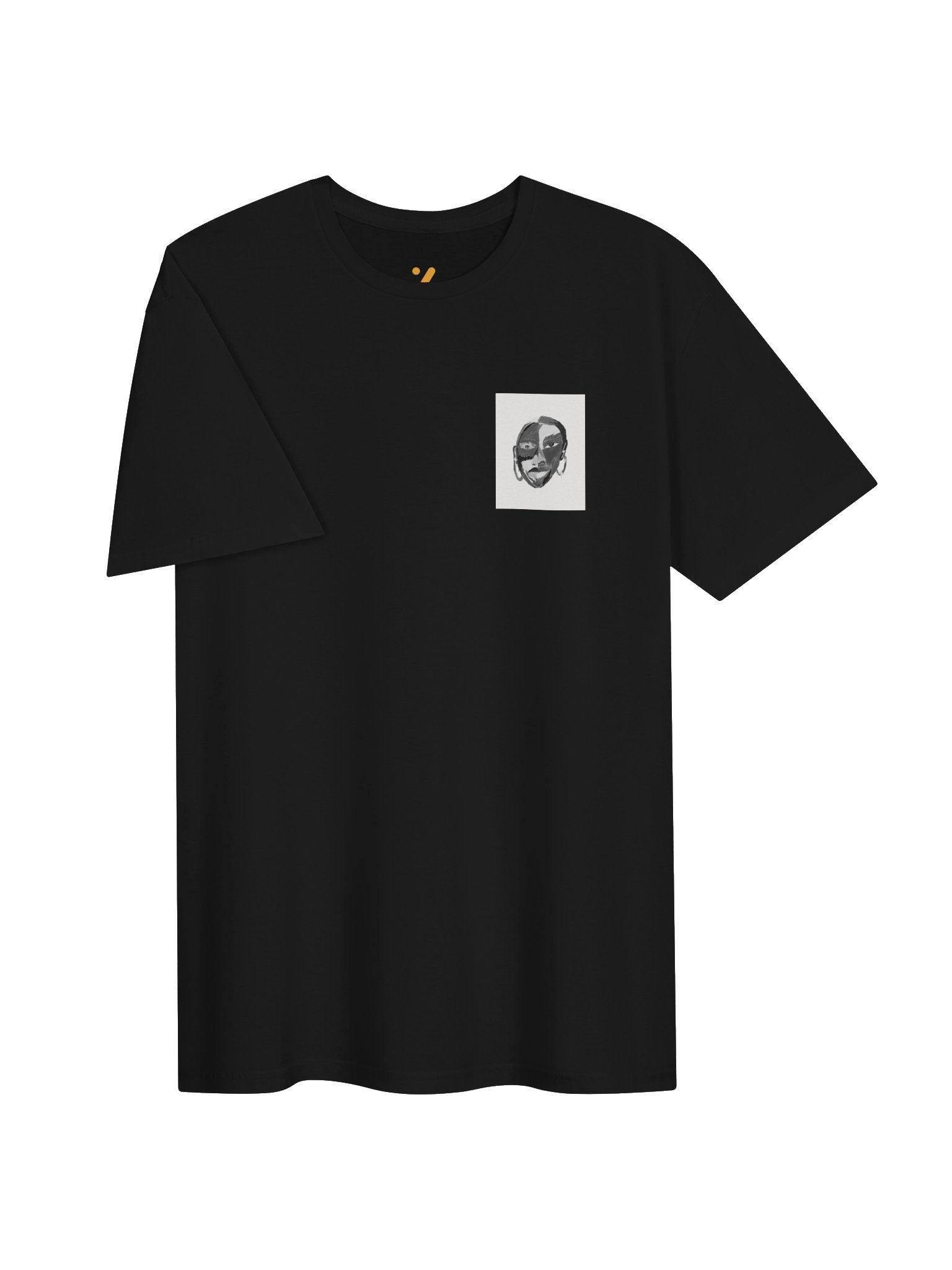 Monochrome Face Sketch Tee product image (3)