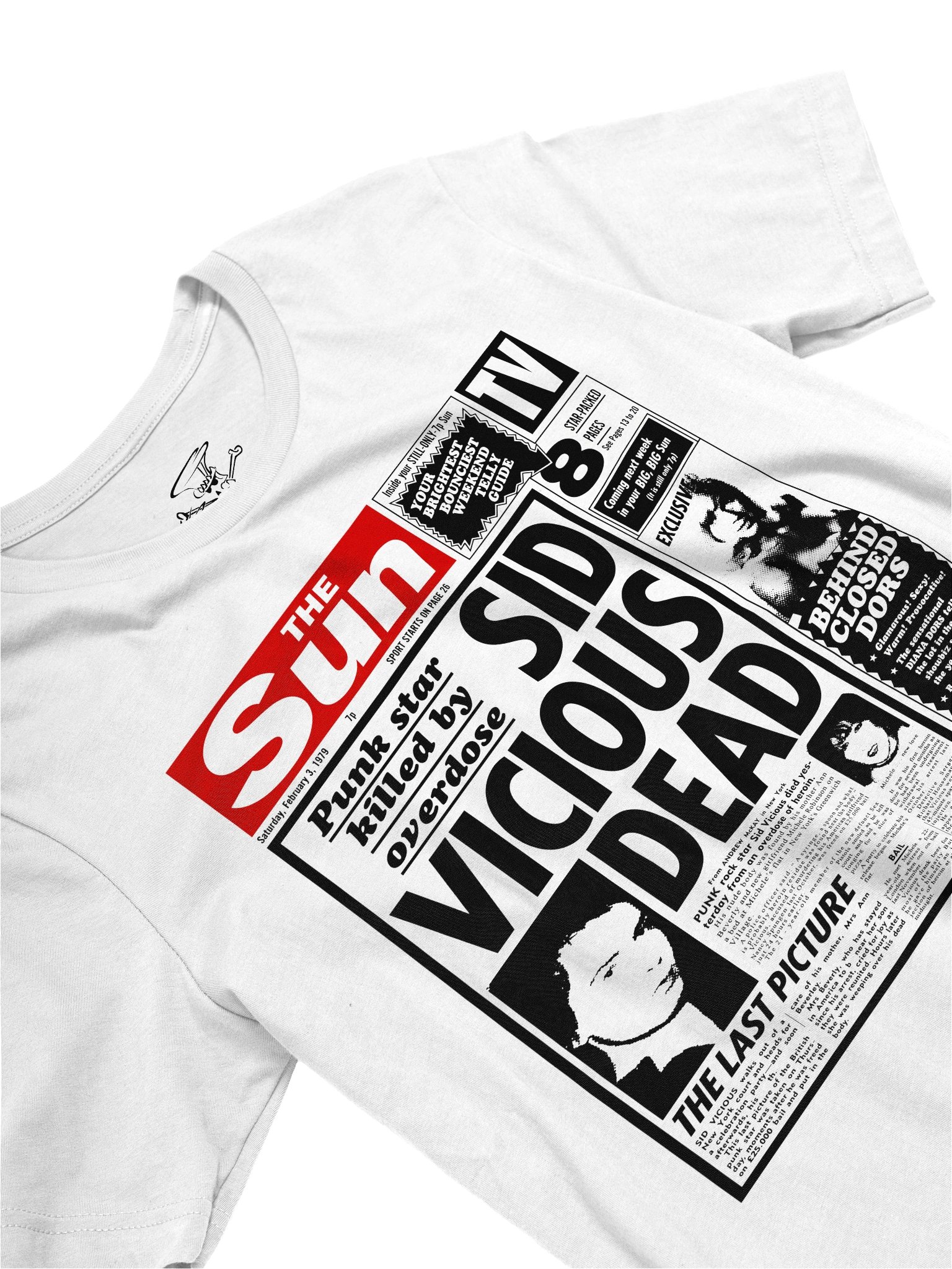 SID VICIOUS DEAD - THE SUN TEE product image (1)
