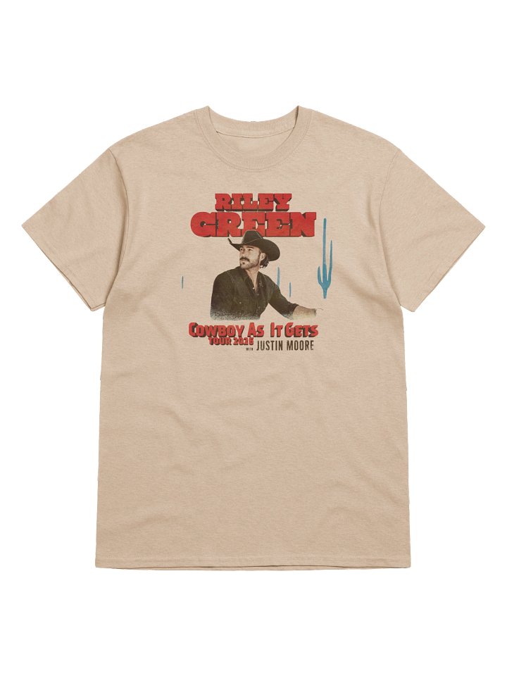Riley Green Cowboy As It Gets Tour 2026 T-Shirt product image (9)