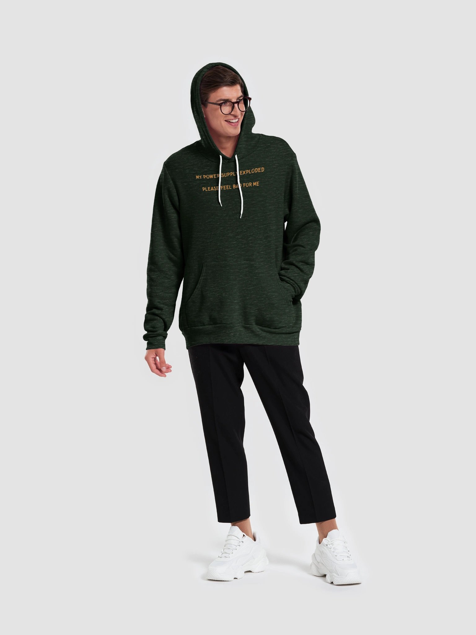 MY POWER SUPPLY EXPLODED PLEASE FEEL BAD FOR ME. Meme Hoodie product image (19)