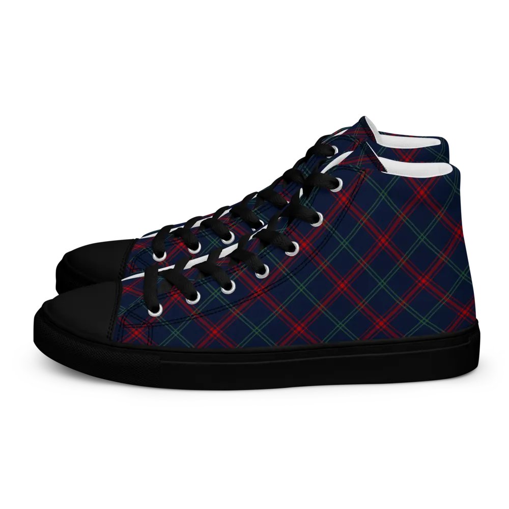 Lynch Tartan Men's High Top Shoes product image (4)