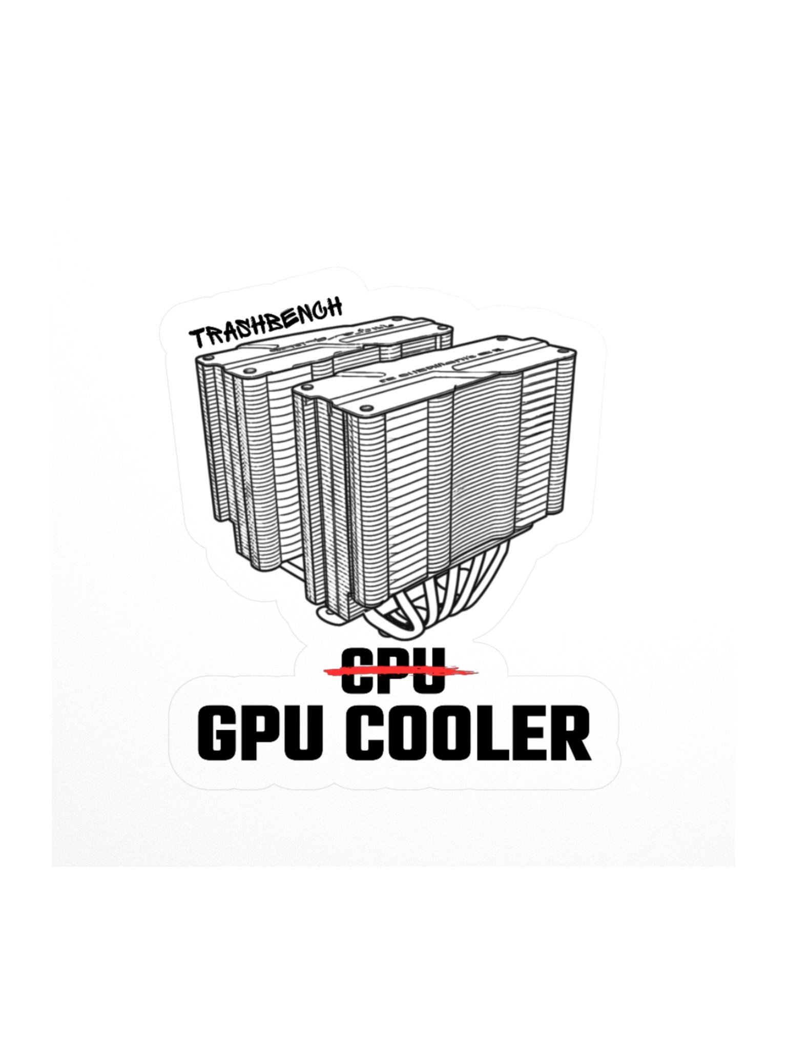 GPU Cooler Blueprint Sticker product image (1)