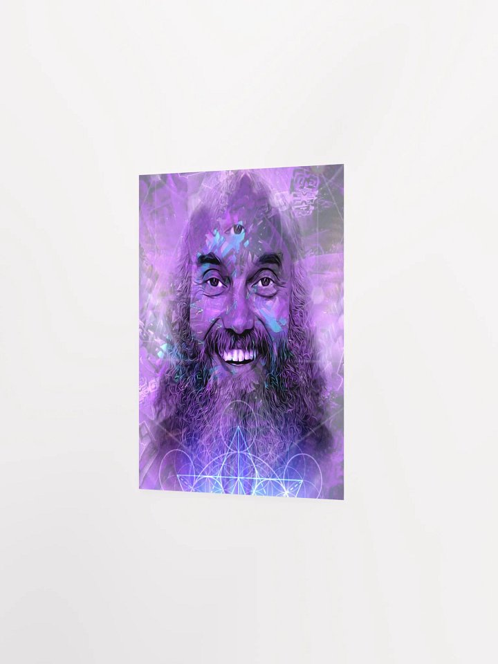 Purple Portal: Visionary Psychedelic Aura and Sacred Geometry Fine Art Print product image (4)
