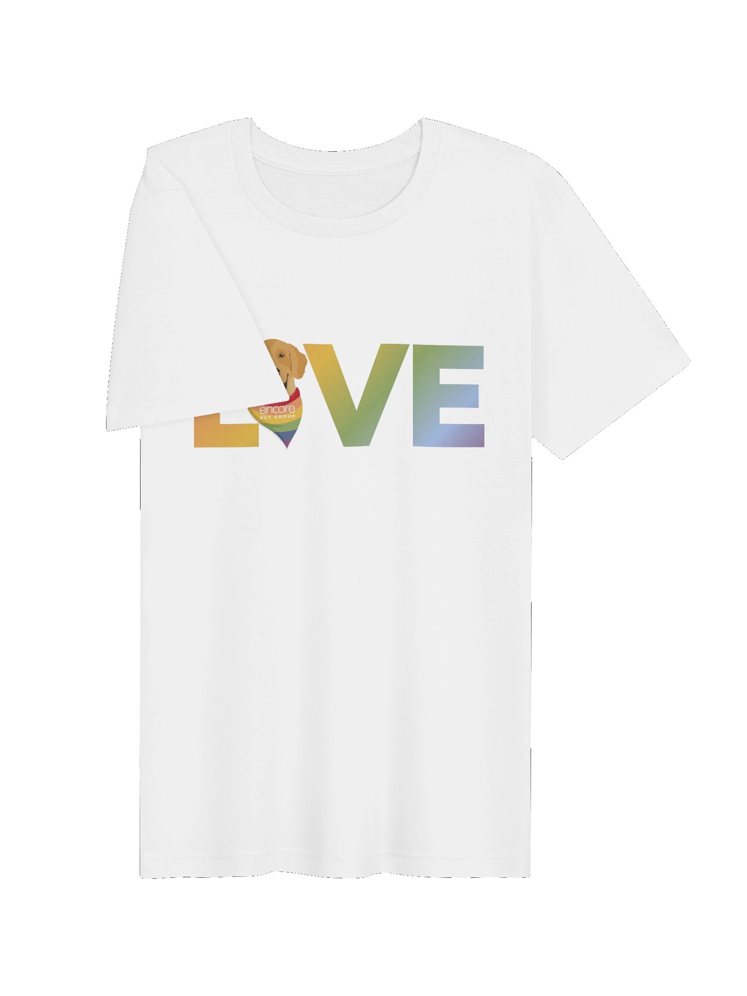 Love Rainbow Pride White T-shirt product image (3)