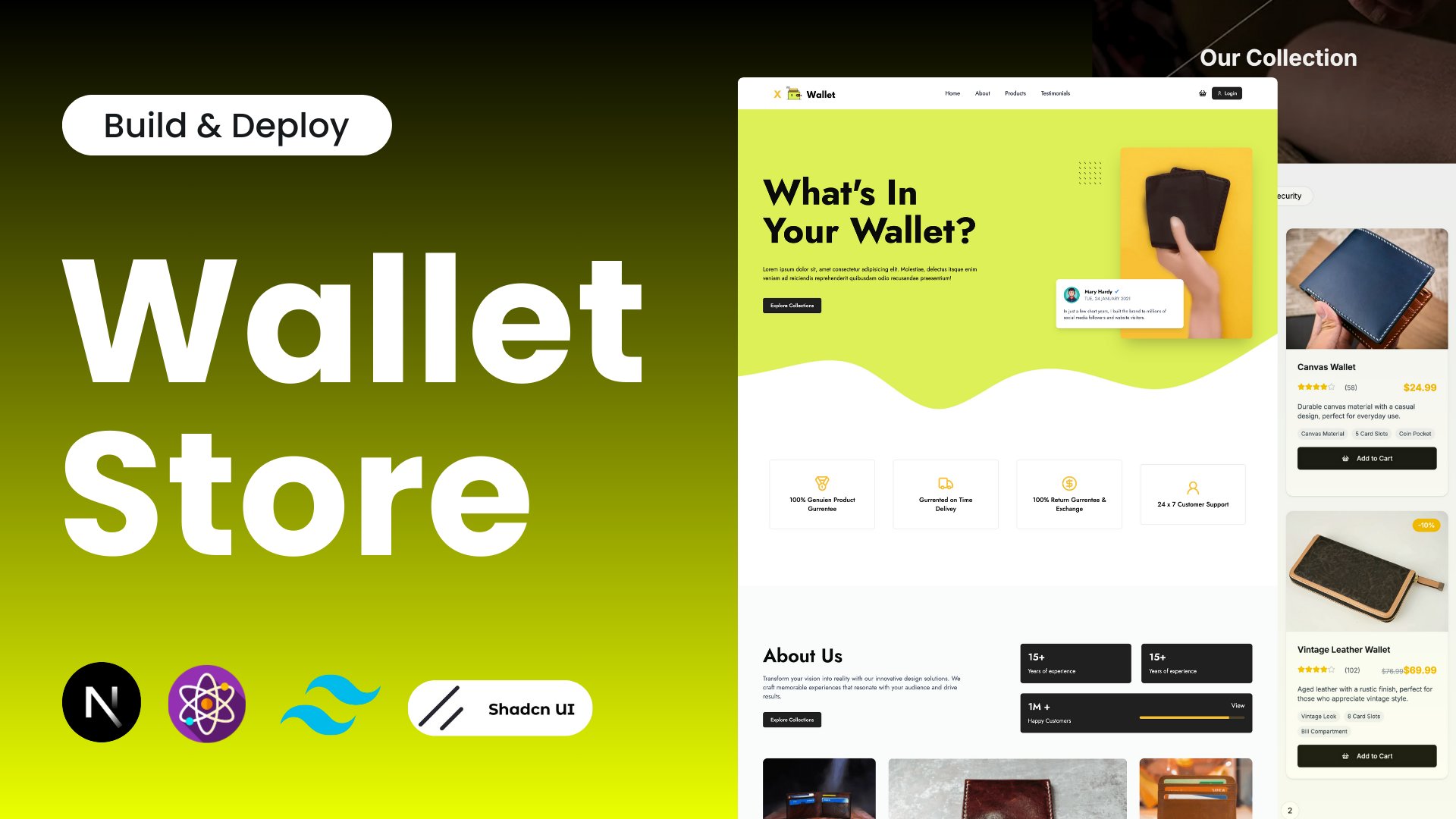 Wallet E-commerce Store with React, Next.js, Tailwindcss, Shadcn UI & AOS Animation product image (2)