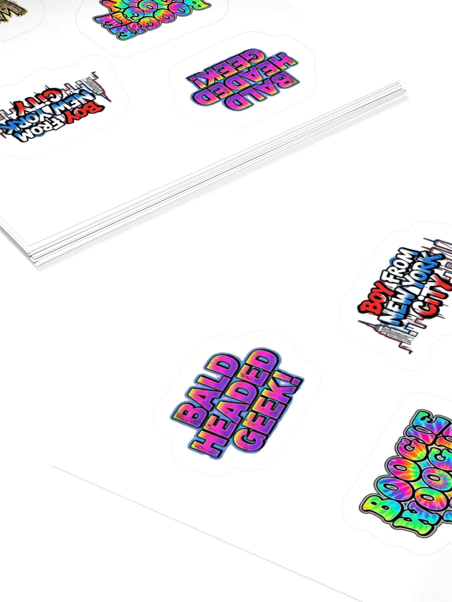 Jimmy Valiant 80s Kiss Cut Sticker Set product image (10)
