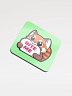 Love Hearts - Bite Me - Glossed Cork Coaster