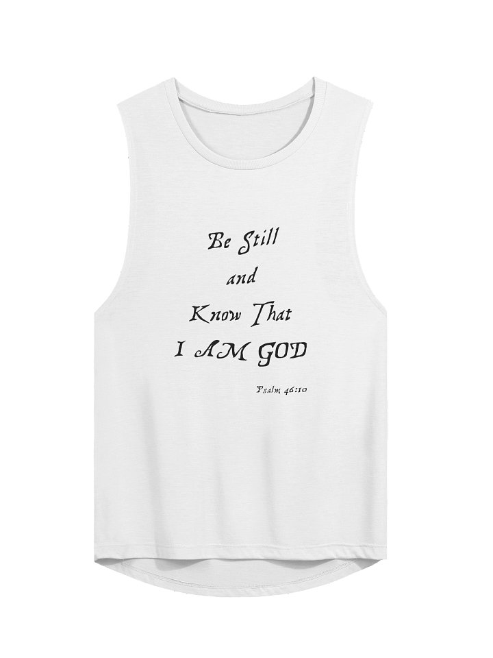 Be Still flowy muscle tank product image (1)