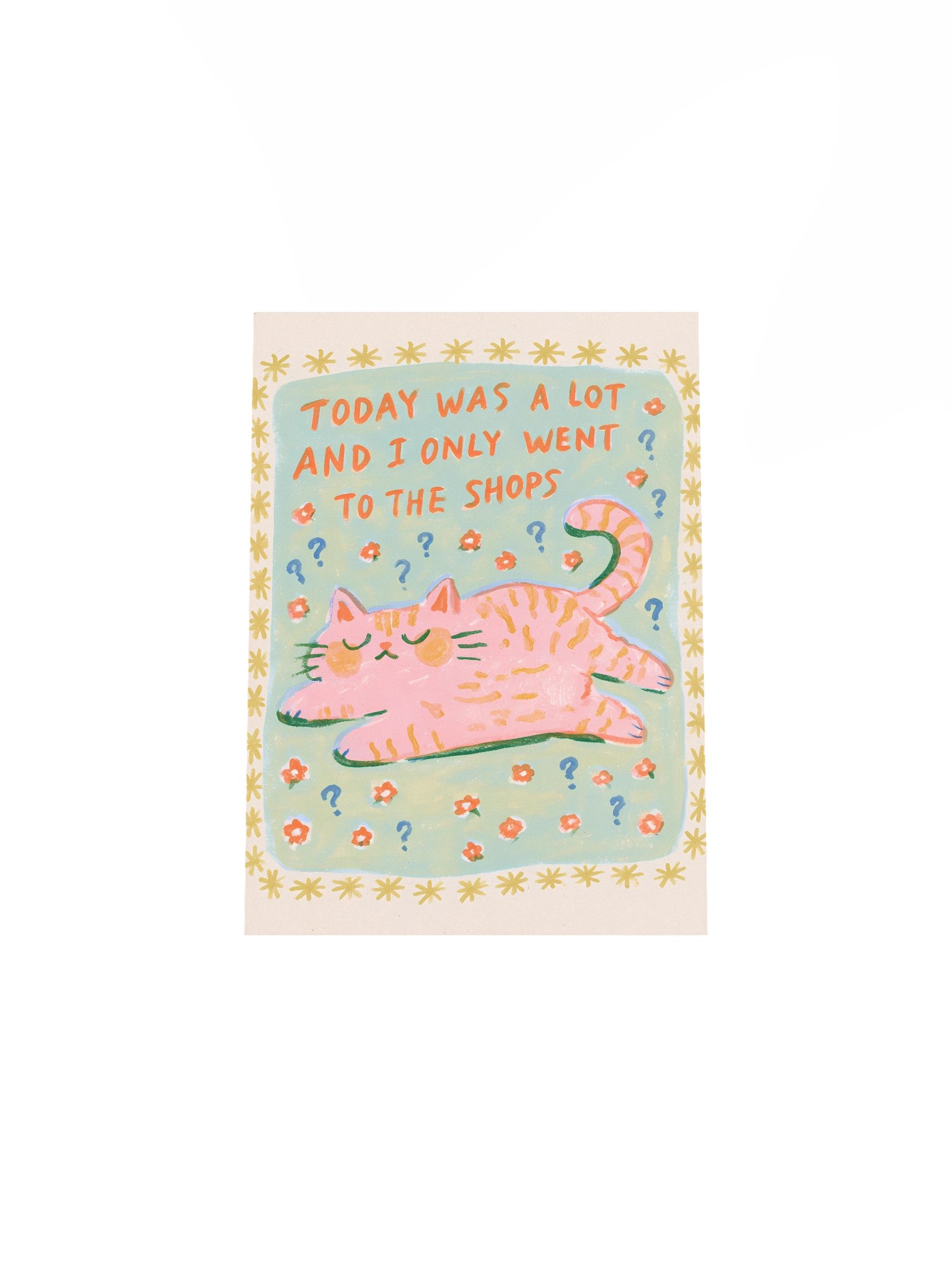 Today Was a Lot Cat Poster product image (15)
