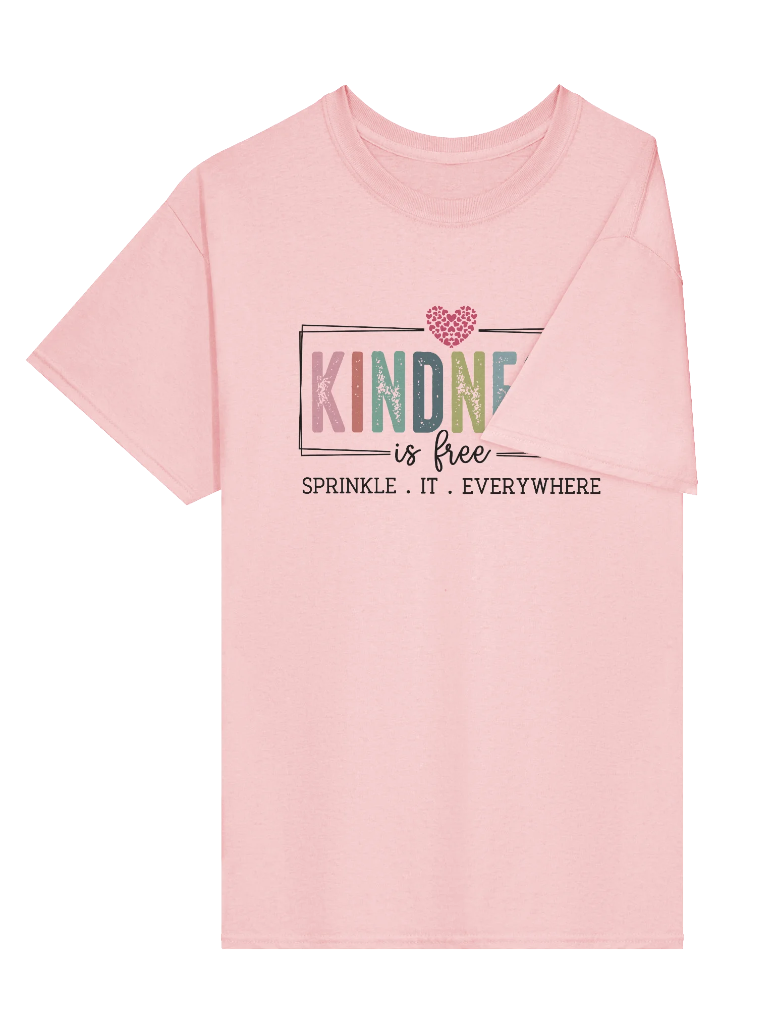 Kindness Is Free T-Shirt – Positive Quote Cotton Tee product image (3)