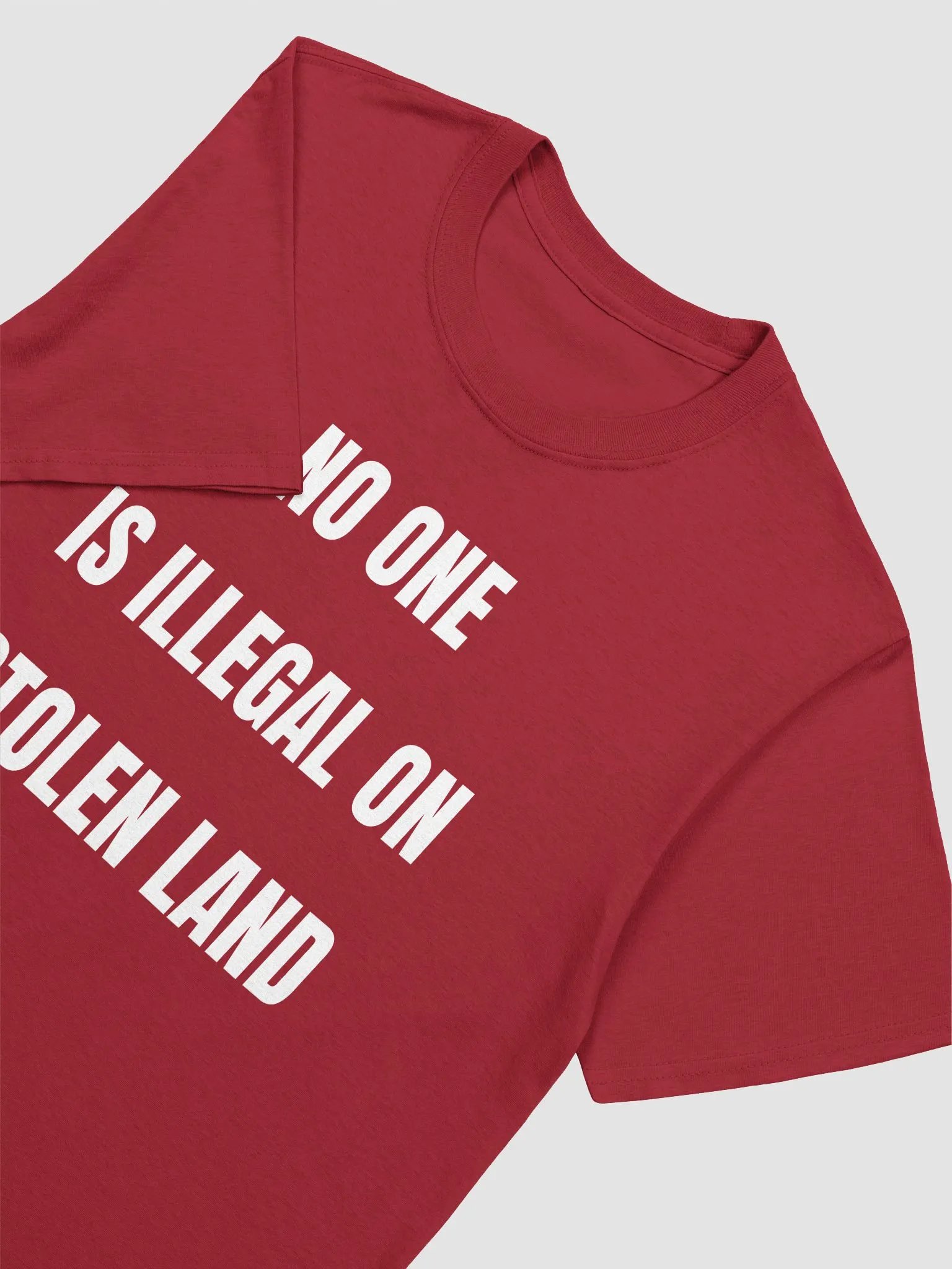 No One Is Illegal On Stolen Land T-shirt Unisex product image (9)
