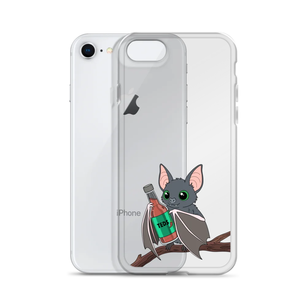Spicy Bat Clear iPhone Case product image (2)