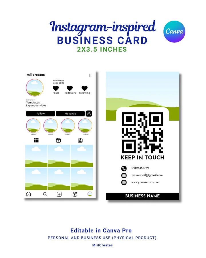 Instagram Business Card product image (1)