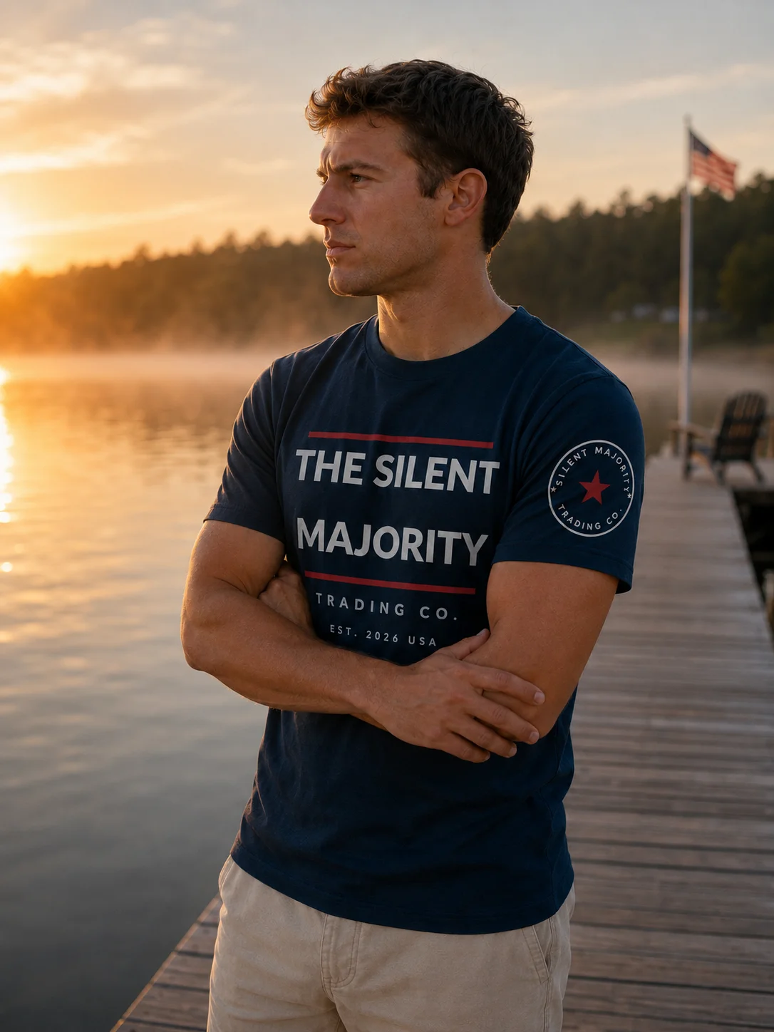 Silent Majority Crest Tee product image (3)