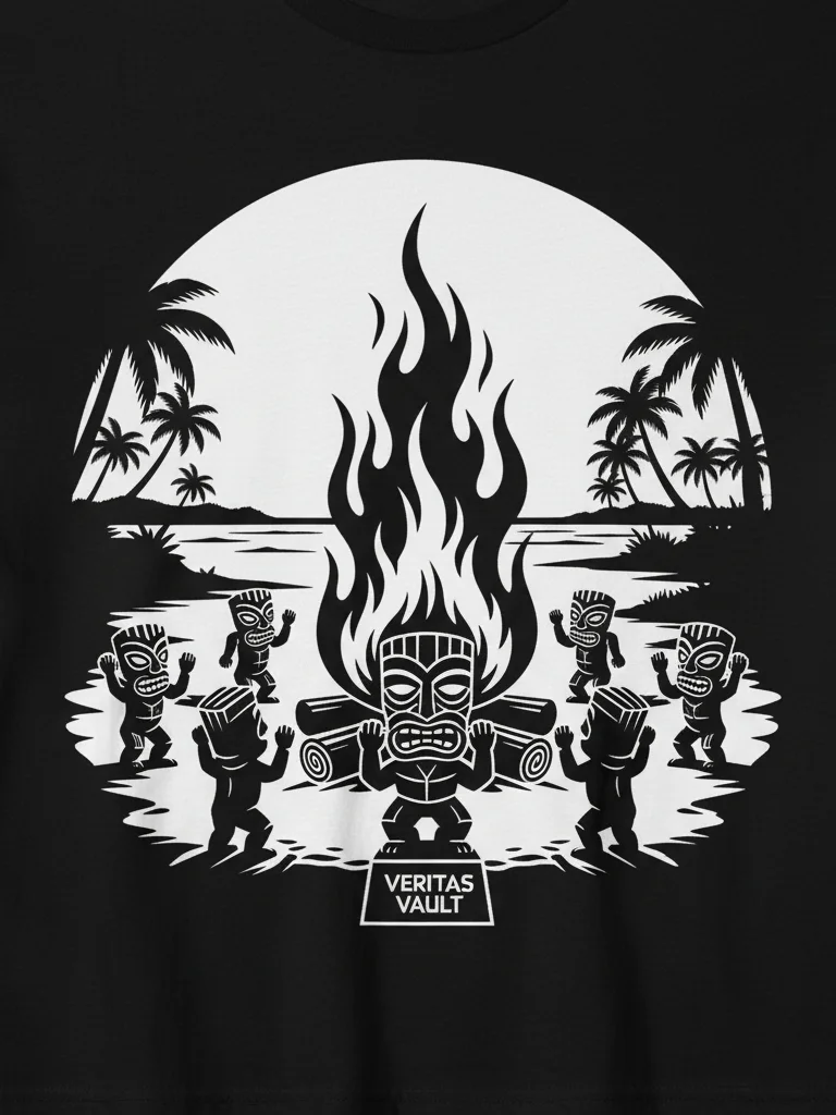 Glitch Tee - Tiki Beach Celebration product image (1)