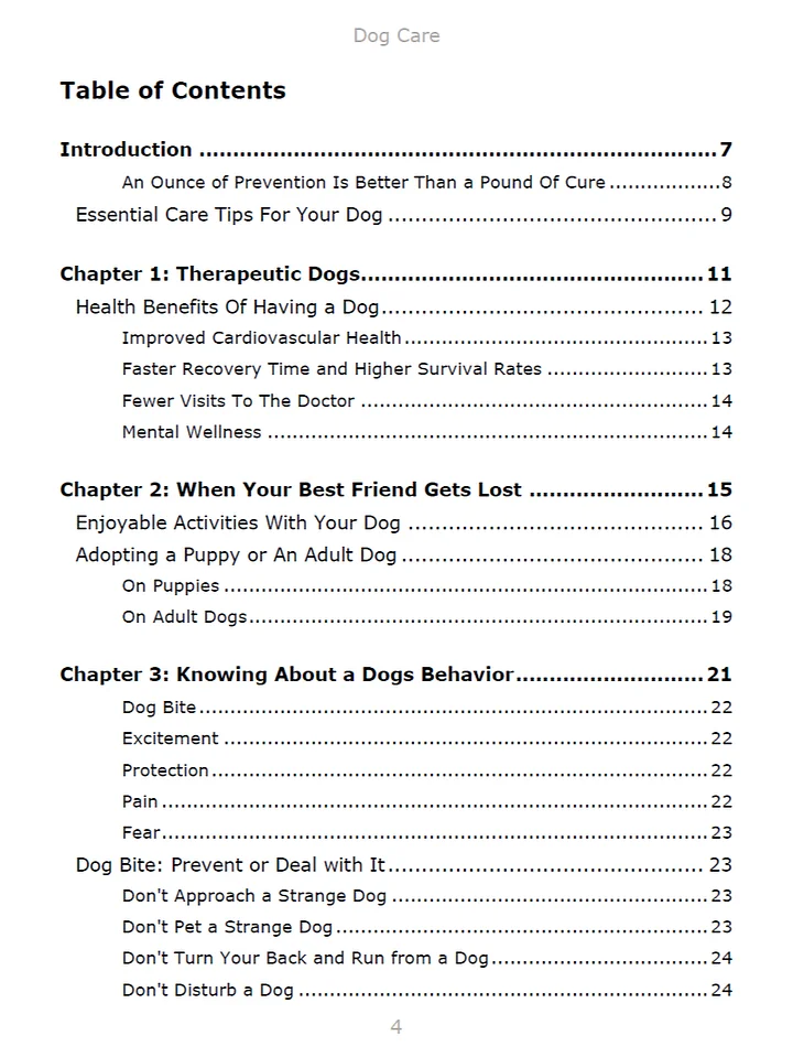 Dog Health eBook product image (2)