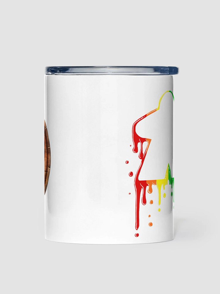 Drippy Rainbow Meeple 10oz Tumbler product image (2)
