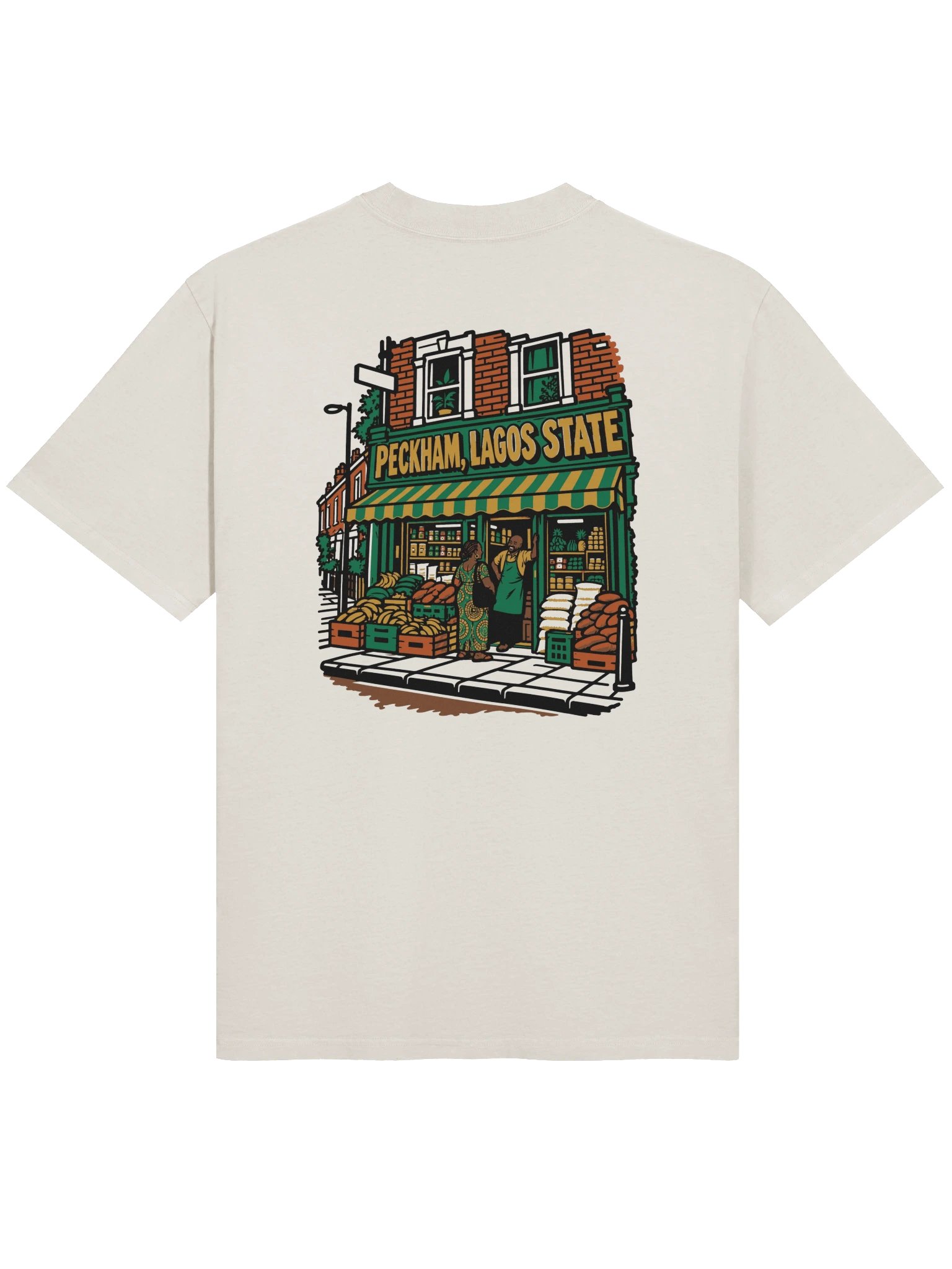 Peckham, Lagos State (Oversized faded tee) product image (3)