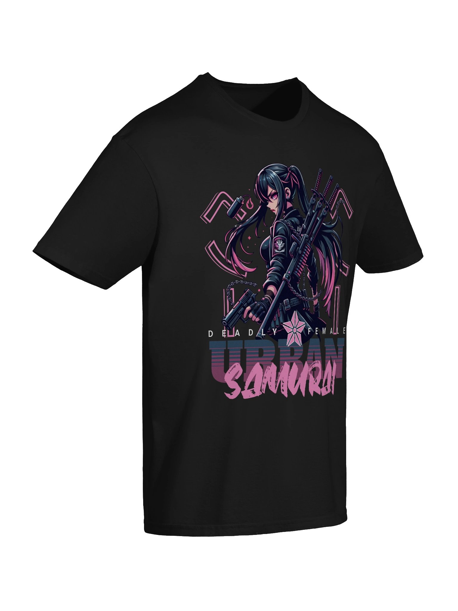 Deadly Female Urban Samurai T-Shirt - Gildan Softstyle product image (7)