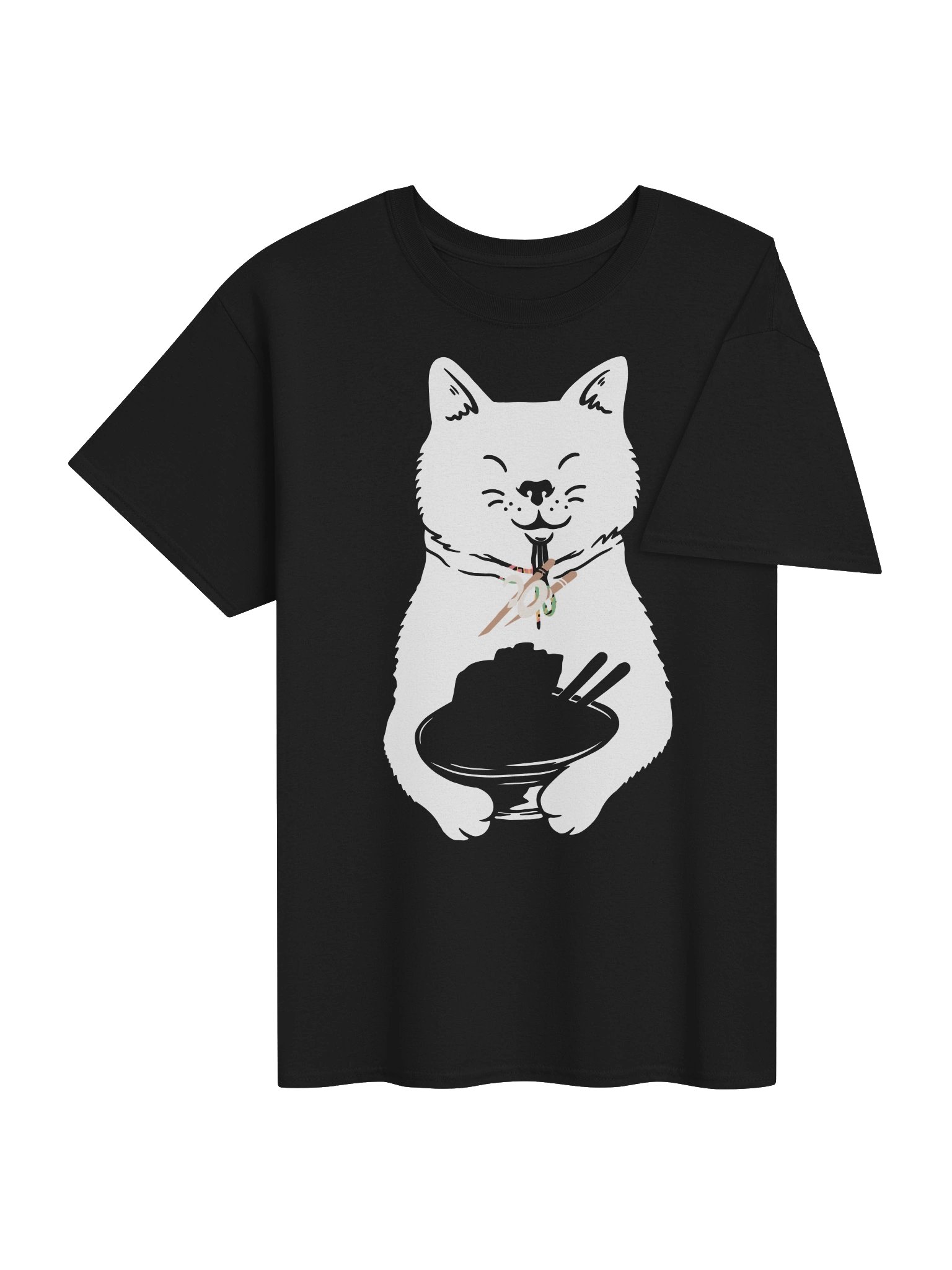 Cat Eating Desert T-Shirt product image (4)