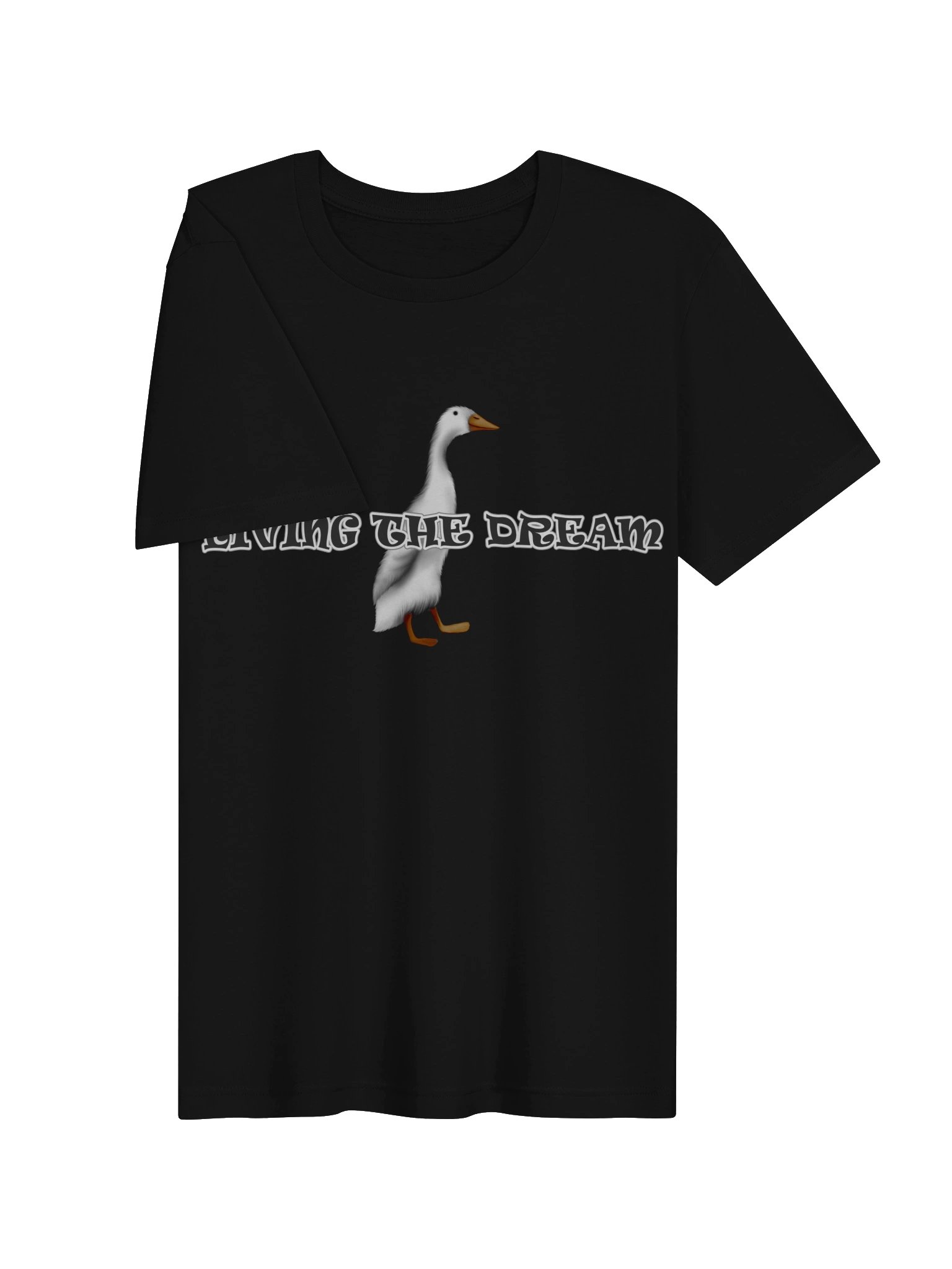 Duck "LIVING THE DREAM" T-Shirt. Women's Bella+Canvas Supersoft T-Shirt product image (2)