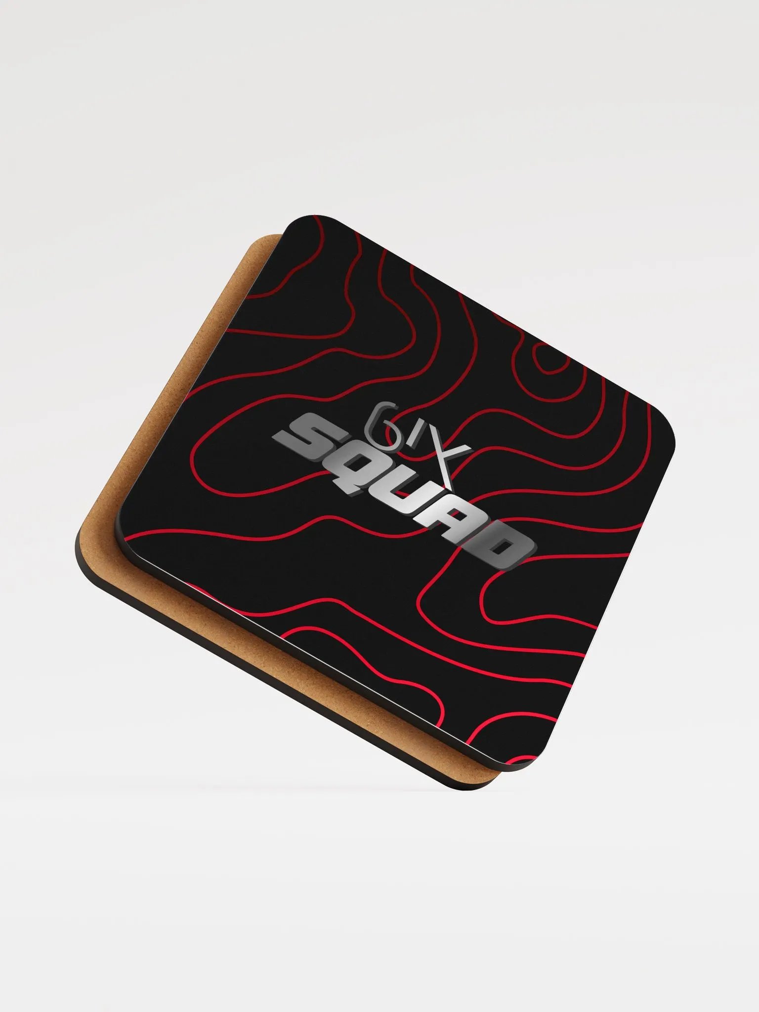 Faded Red 6ix Squad Coaster product image (5)