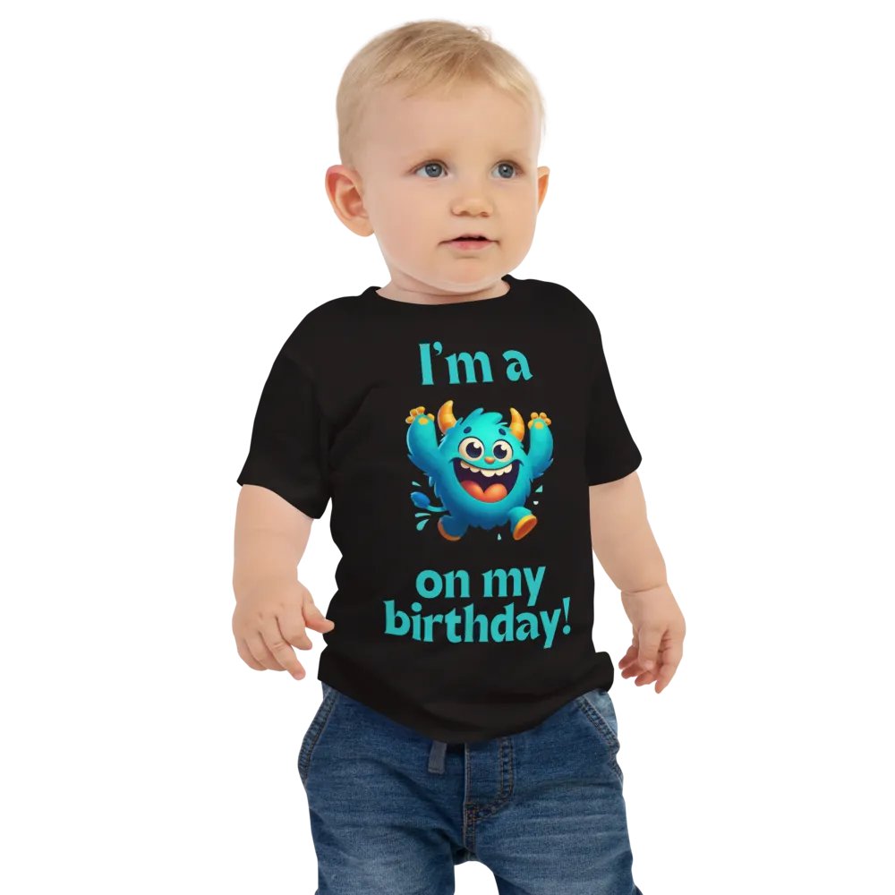 Birthday Monster Baby Tee product image (1)