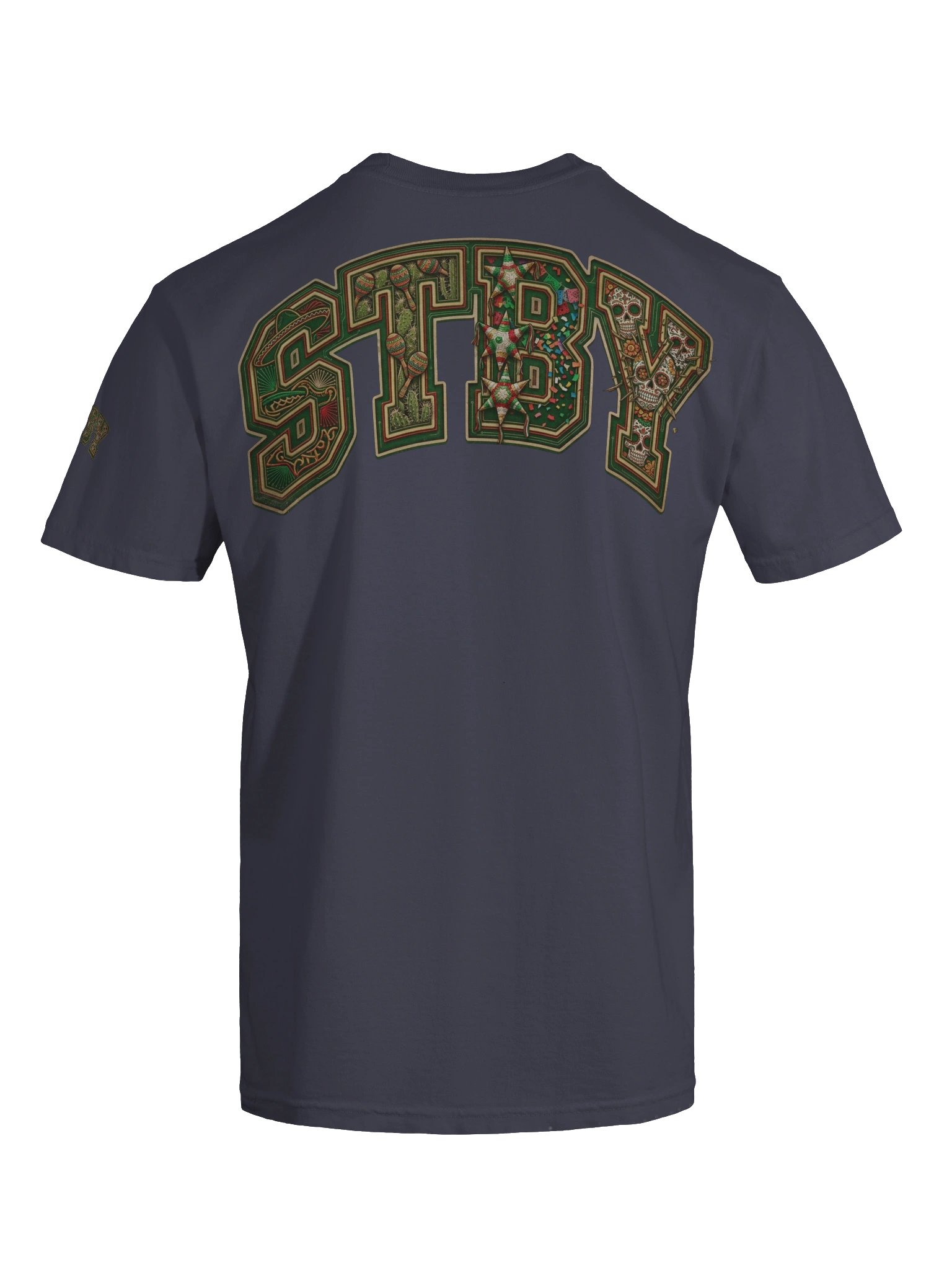 Fiesta Letters Green T-Shirt product image (74)