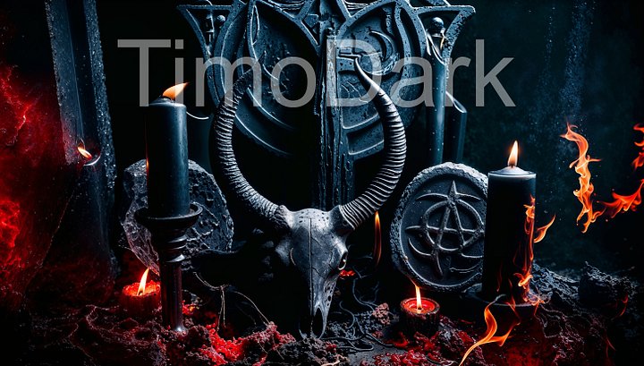 Dark Altar Desktop Wallpaper product image (1)