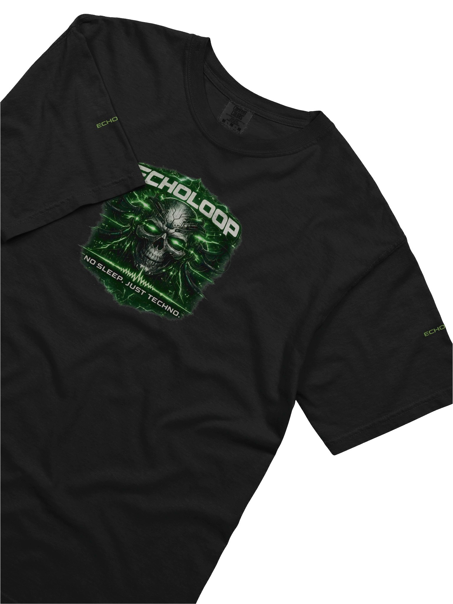 EchoLoop Cyber Skull T-Shirt | Underground Techno Edition ⚡ product image (41)
