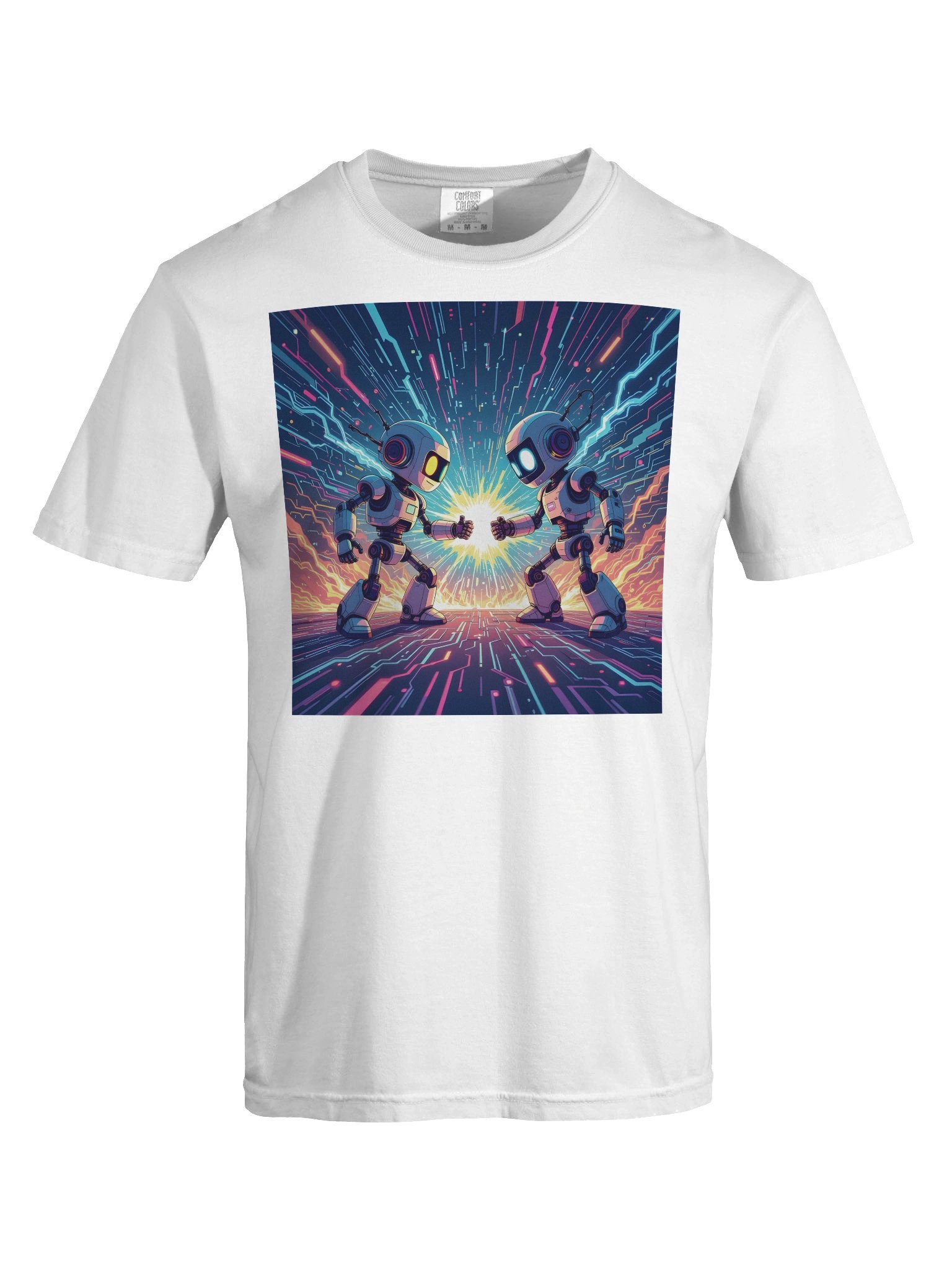 Dynamic Robot Showdown T-Shirt product image (20)