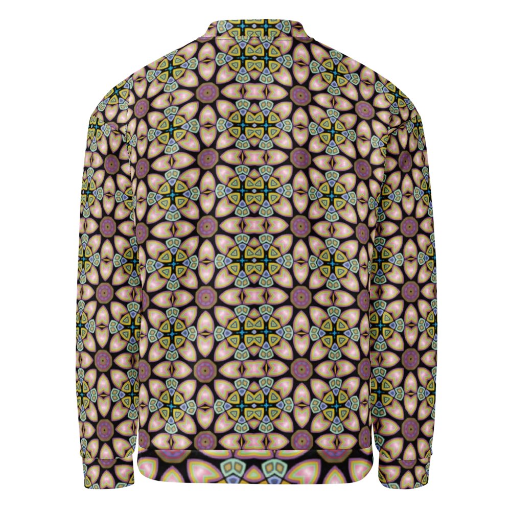 Fractal Batik Purple Bomber Jacket product image (2)