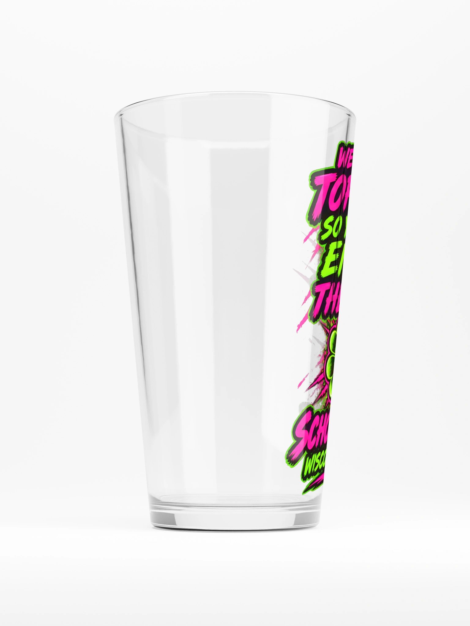 Schoolz Out Wisconsin Dells We Went Topless Pint Glass product image (2)