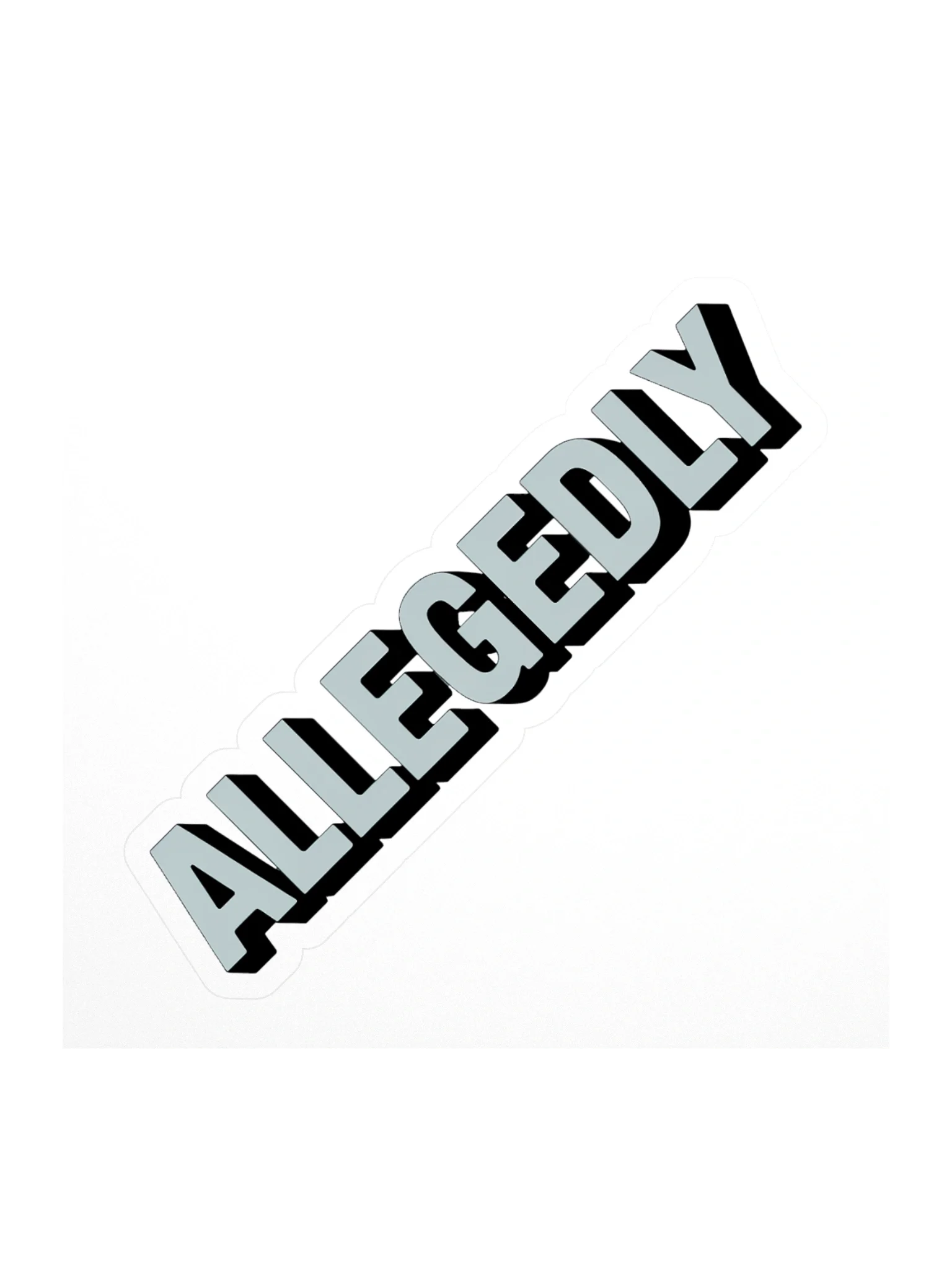 Allegedly (BOLD) Sticker — AL.STKR-02