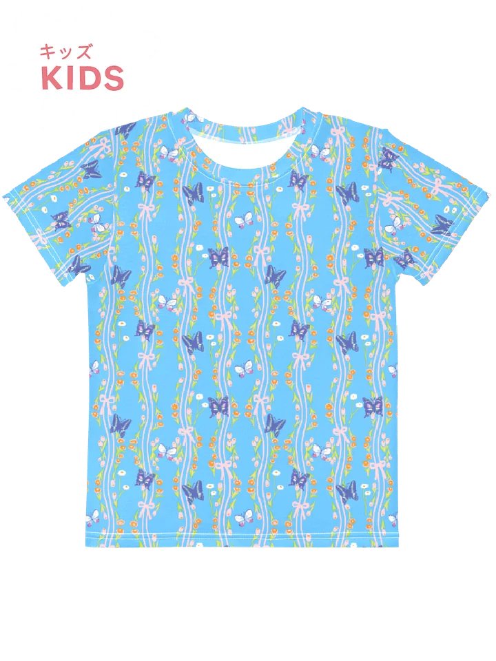 KIDS キッズ | Dancing Breeze Tee – Blue | 2T-7 | 90cm-120cm product image (2)