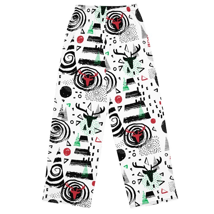 Holly Jolly Festive Unisex Straight Leg Pants product image (2)