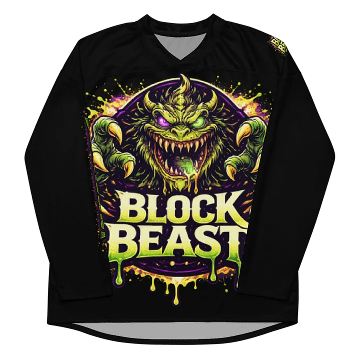 LIMITED EDITION - CNX Core All-over print Unisex Long Sleeve Tee — Block Beast 001 product image (1)