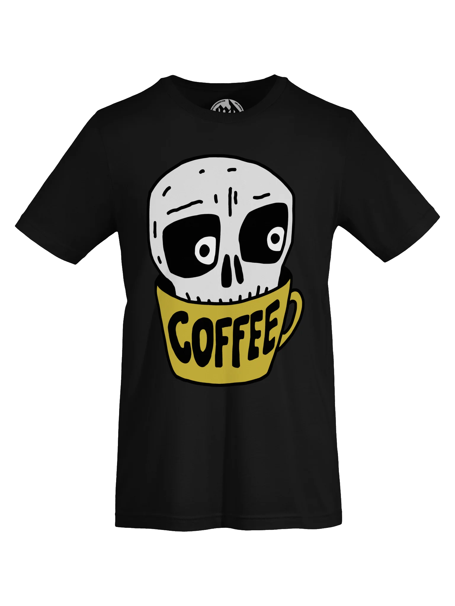Coffee Skull Cartoon Tee — Bella+Canvas Supersoft product image (17)