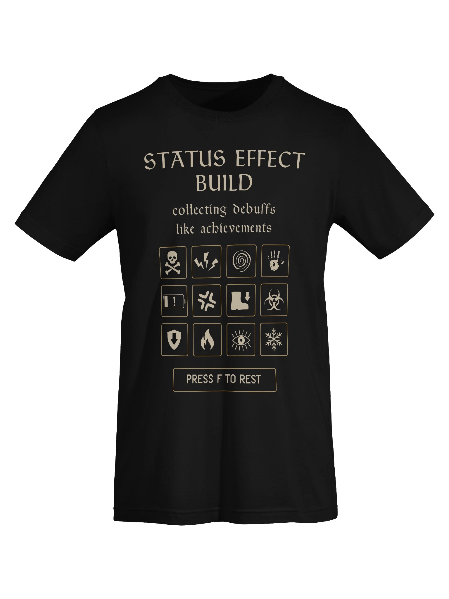 Status Effect Build Shirt | Chronic Illness Gamer & Spoonie Tee product image (5)