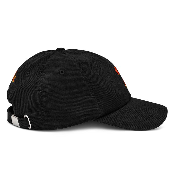 “Flower” Corduroy Embroidered dad hat product image (2)