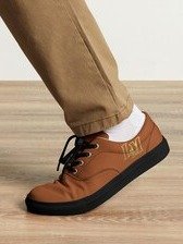 LM Origin™ Claymore Brown Sneakers | Unisex Canvas Shoes product image (5)