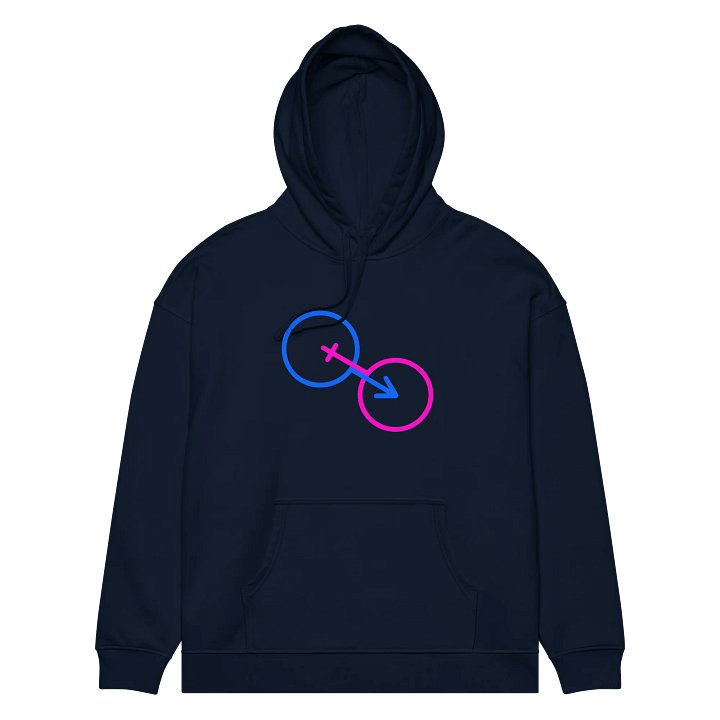 Straight Male & Female Harmony Organic Hoodie product image (2)