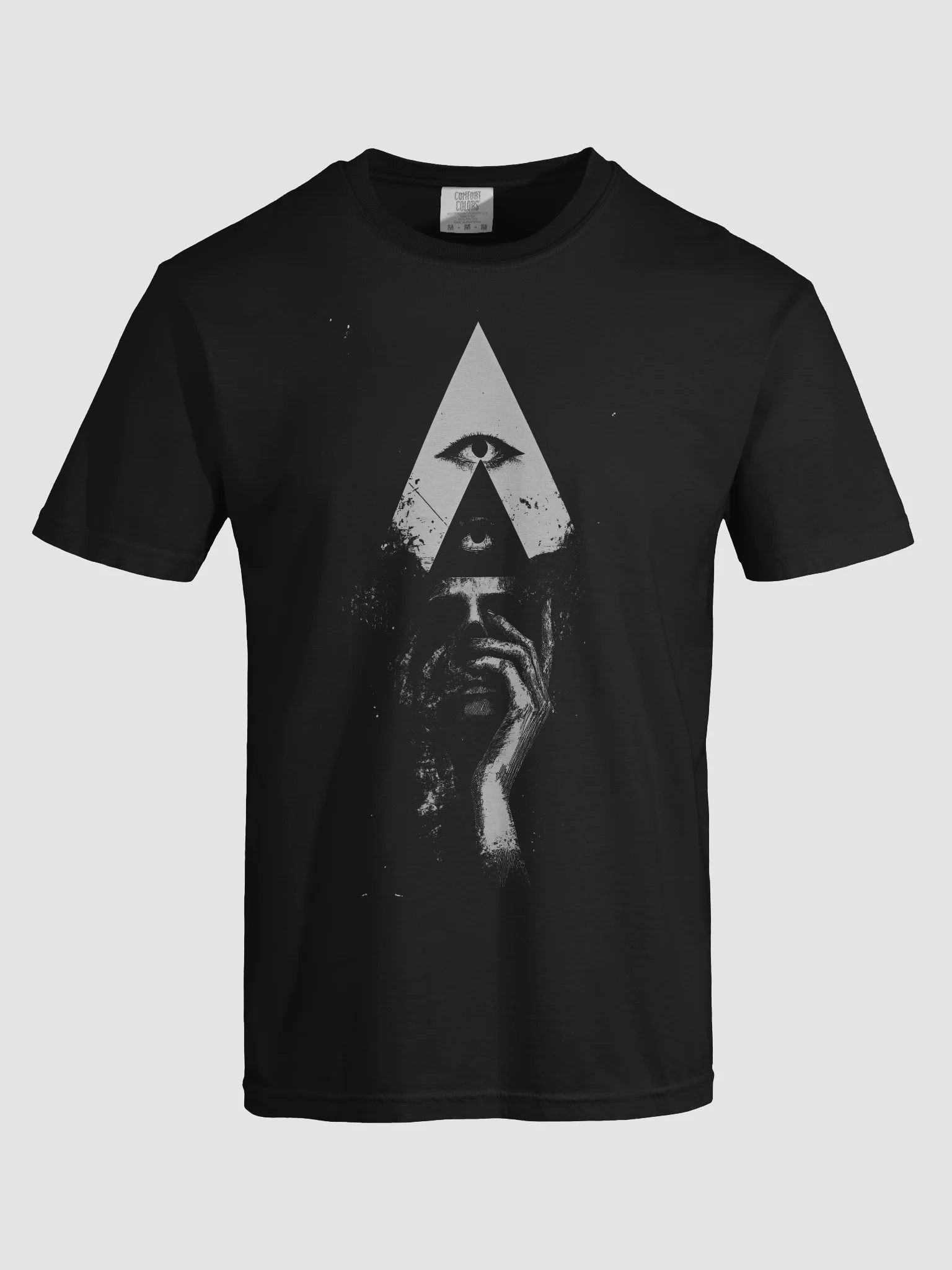 Pyramid Serpent Eye Black Short-Sleeve Graphic T-Shirt product image (7)